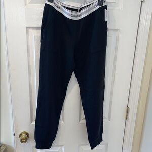 Calvin Klein black Joggers with Logo Waistband